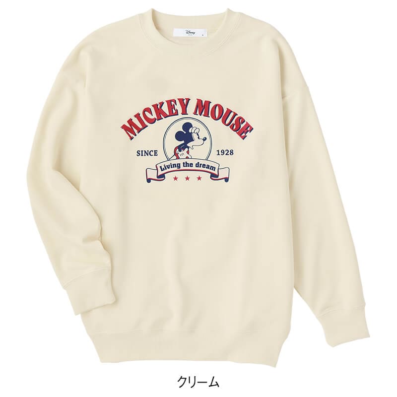 ＜ディズニー＞ポンチクルーネックビッグトレーナー