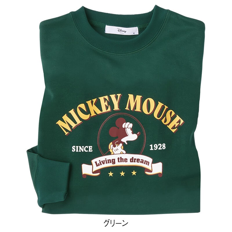 ＜ディズニー＞ポンチクルーネックビッグトレーナー