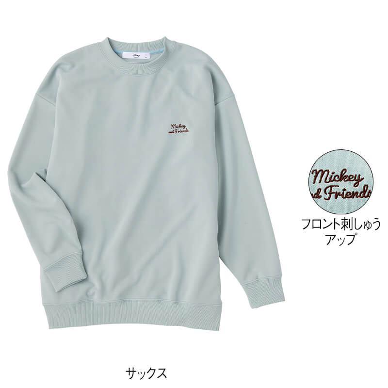 ＜ディズニー＞ポンチクルーネックビッグトレーナー