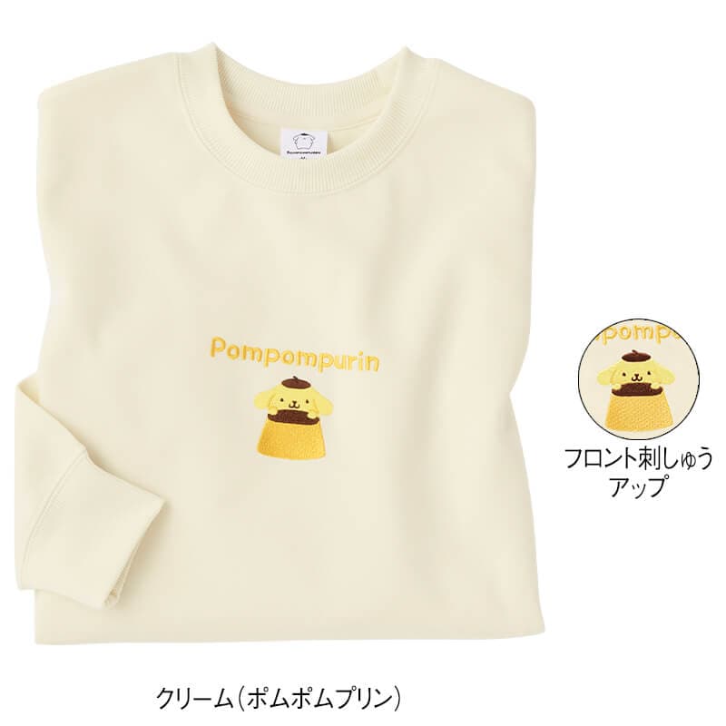 ＜サンリオキャラクターズ＞ポンチクルーネックワイドトレーナー