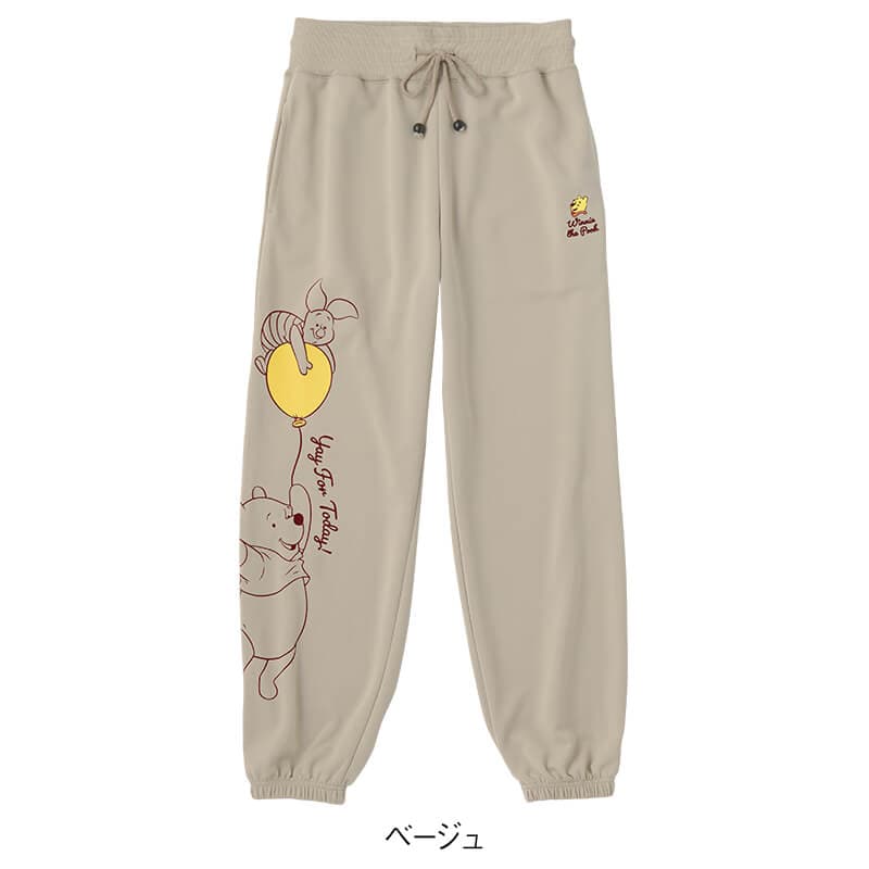 ＜ディズニー＞ポンチ裾ゴムロングパンツ