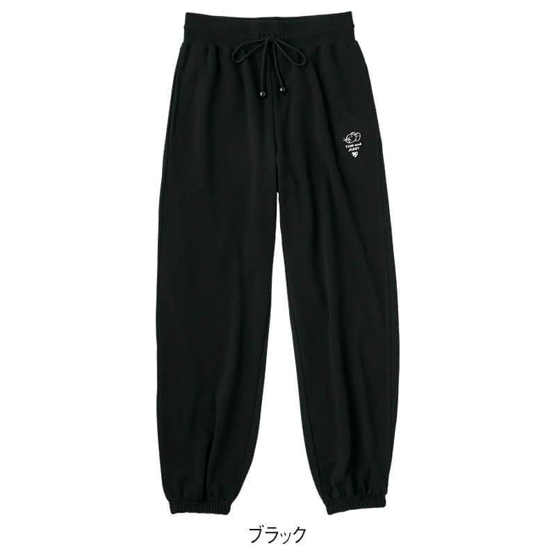 ＜TOM and JERRY＞裏毛裾ゴムロングパンツ