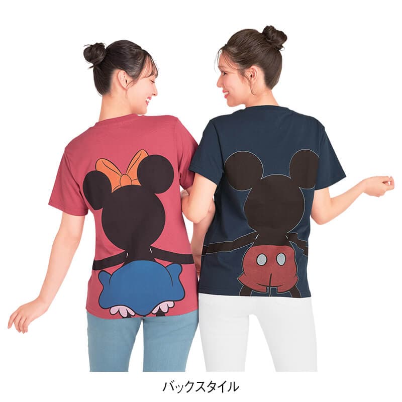 ＜ディズニー＞天竺半袖抱きつきTシャツ