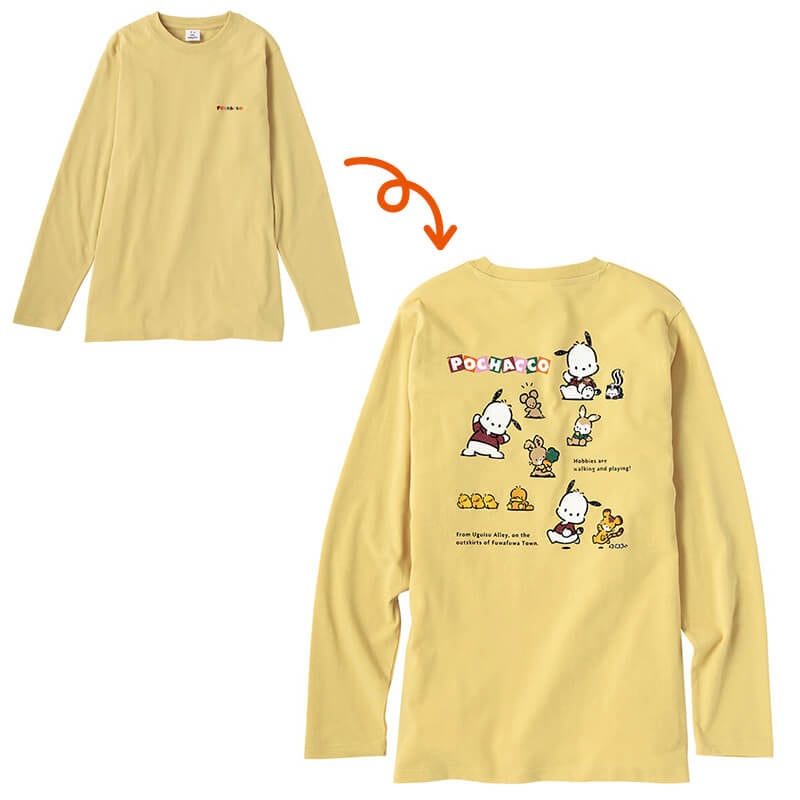 ＜サンリオキャラクターズ＞天竺長袖ビッグTシャツ