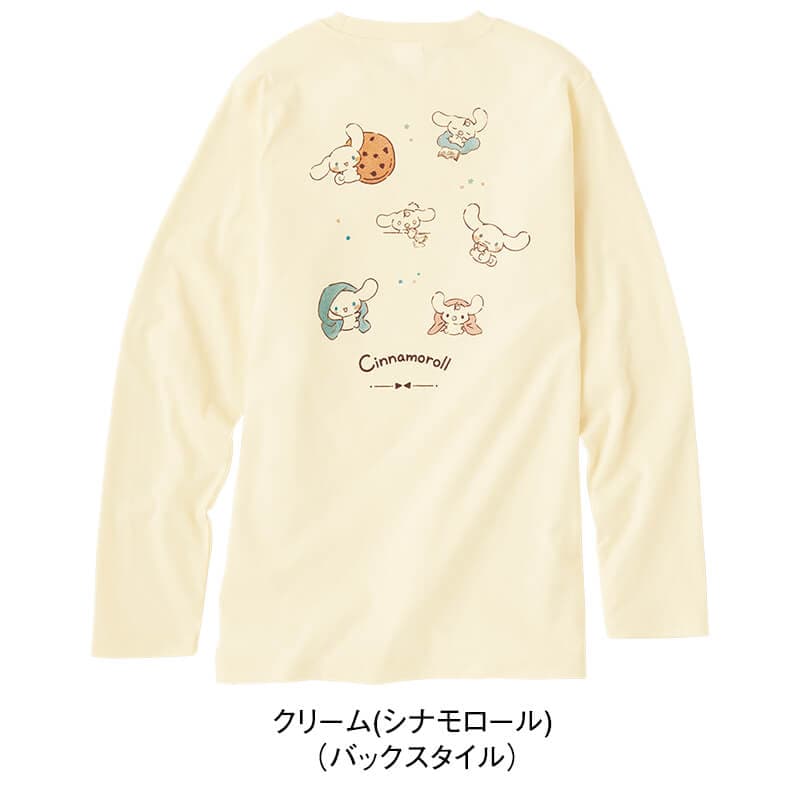 <サンリオキャラクターズ>天竺長袖ビッグTシャツ