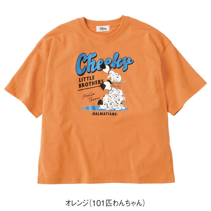 ＜ディズニー＞天竺半袖ワイドTシャツ