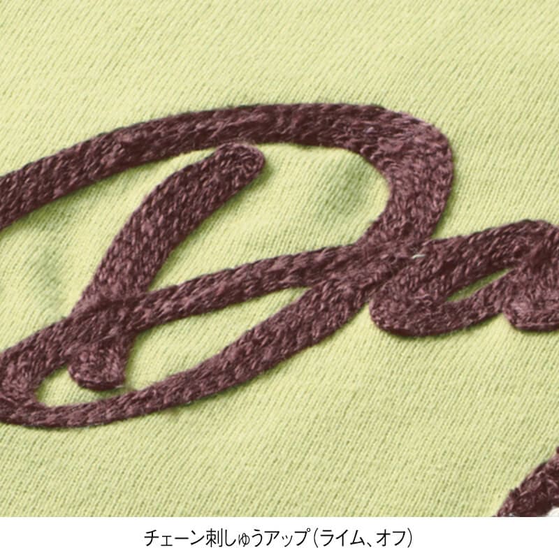 <ディズニー>さがら刺繍天竺半袖Tシャツ