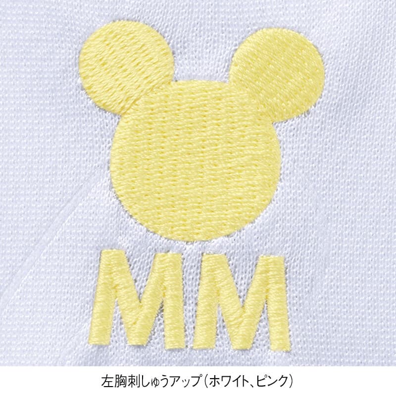 ＜ディズニー＞ドライ裏メッシュエンボス総柄Tシャツ