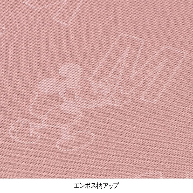 ＜ディズニー＞ドライ裏メッシュエンボス総柄Tシャツ