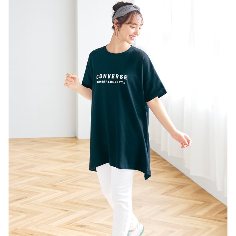 ＜CONVERSE＞フレアチュニック
