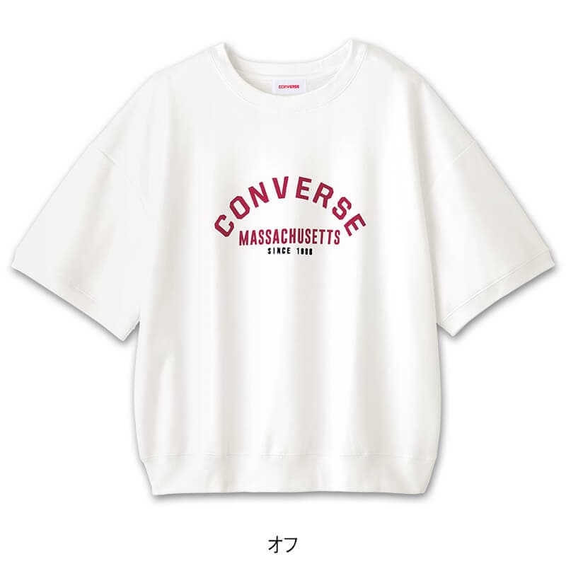 ＜CONVERSE＞プレーティングスウェットTシャツ