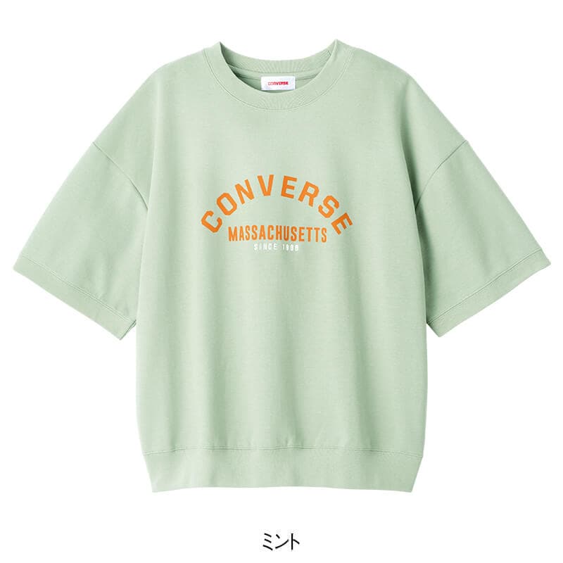 ＜CONVERSE＞プレーティングスウェットTシャツ