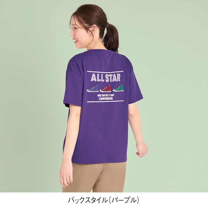 ＜CONVERSE＞シューズALLSTAR刺繍Tシャツ