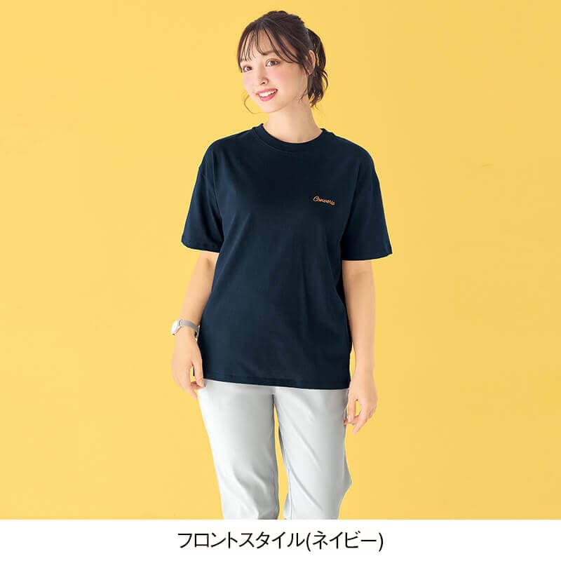 ＜CONVERSE＞シューズ刺繍Tシャツ