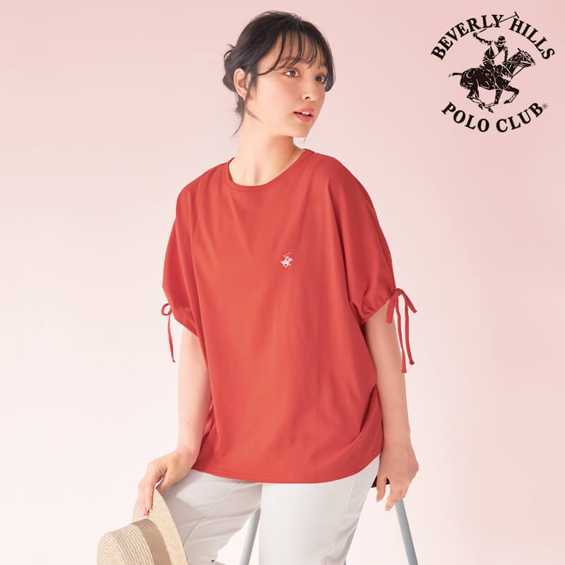 ＜BEVERLY HILLS POLO CLUB＞袖ギャザードルマンプルオーバー