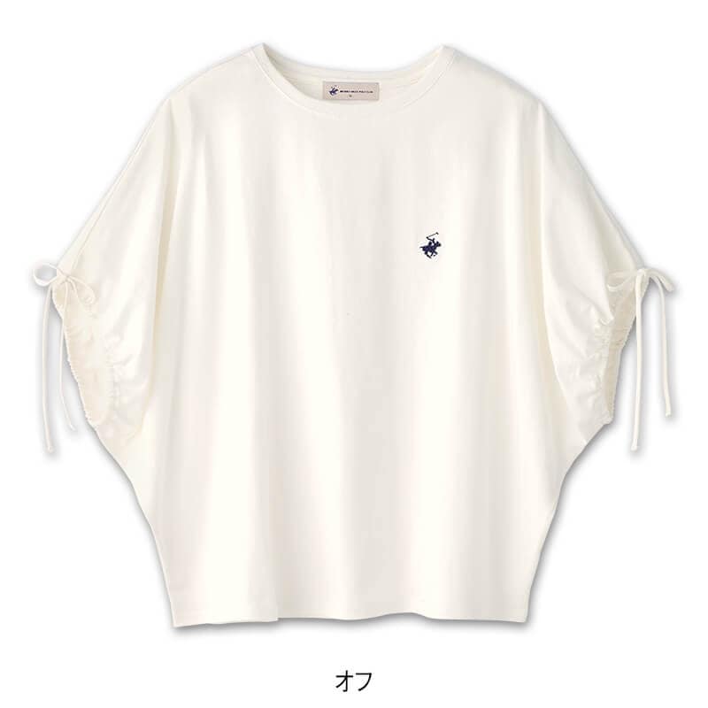 ＜BEVERLY HILLS POLO CLUB＞袖ギャザードルマンプルオーバー