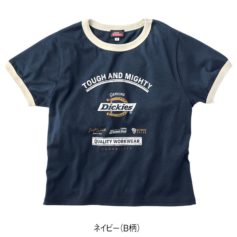 ＜GENUINE Dickies＞天竺半袖リンガーTシャツ