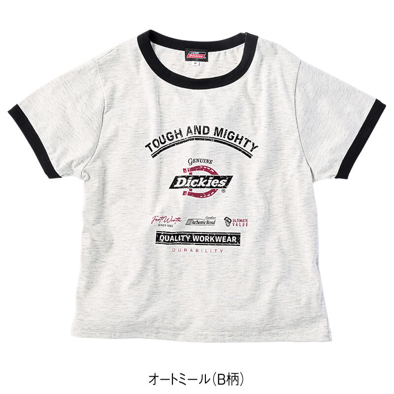 ＜GENUINE Dickies＞天竺半袖リンガーTシャツ