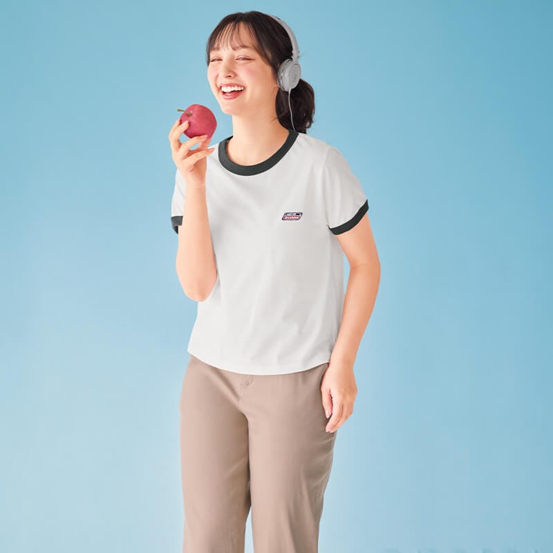 ＜GENUINE Dickies＞天竺半袖リンガーTシャツ