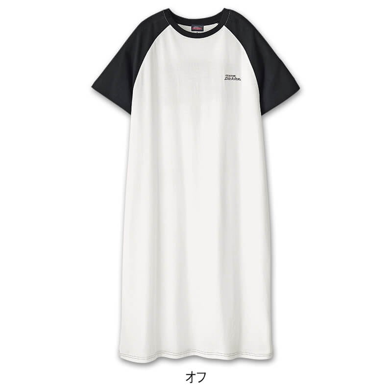 ＜GENUINE Dickies＞天竺ラグラン袖マキシワンピース