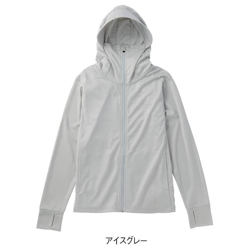 吸汗速乾 ソフトメッシュUVパーカー
