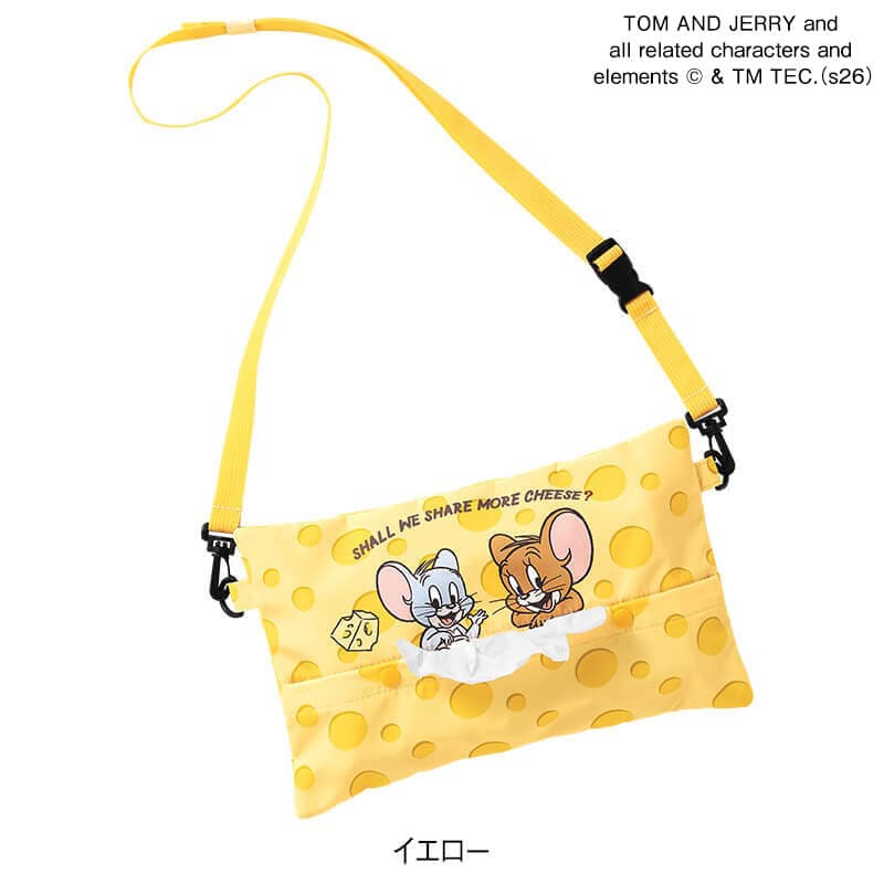＜TOM and JERRY＞ティッシュポケットサコッシュ