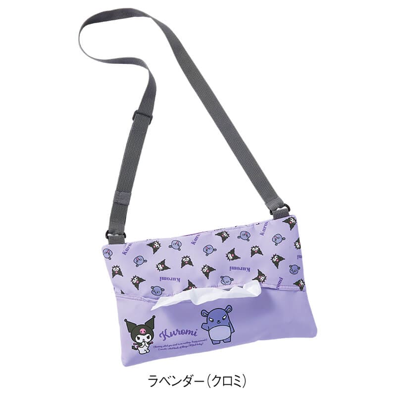 ＜サンリオキャラクターズ＞ティッシュポケットファスナー付きサコッシュ
