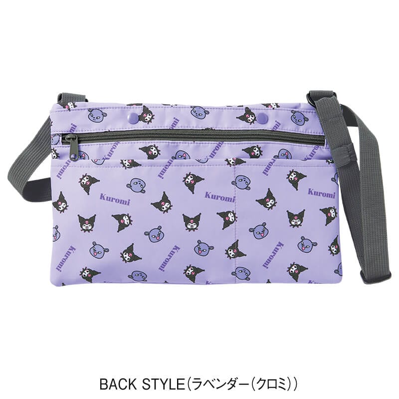 ＜サンリオキャラクターズ＞ティッシュポケットファスナー付きサコッシュ