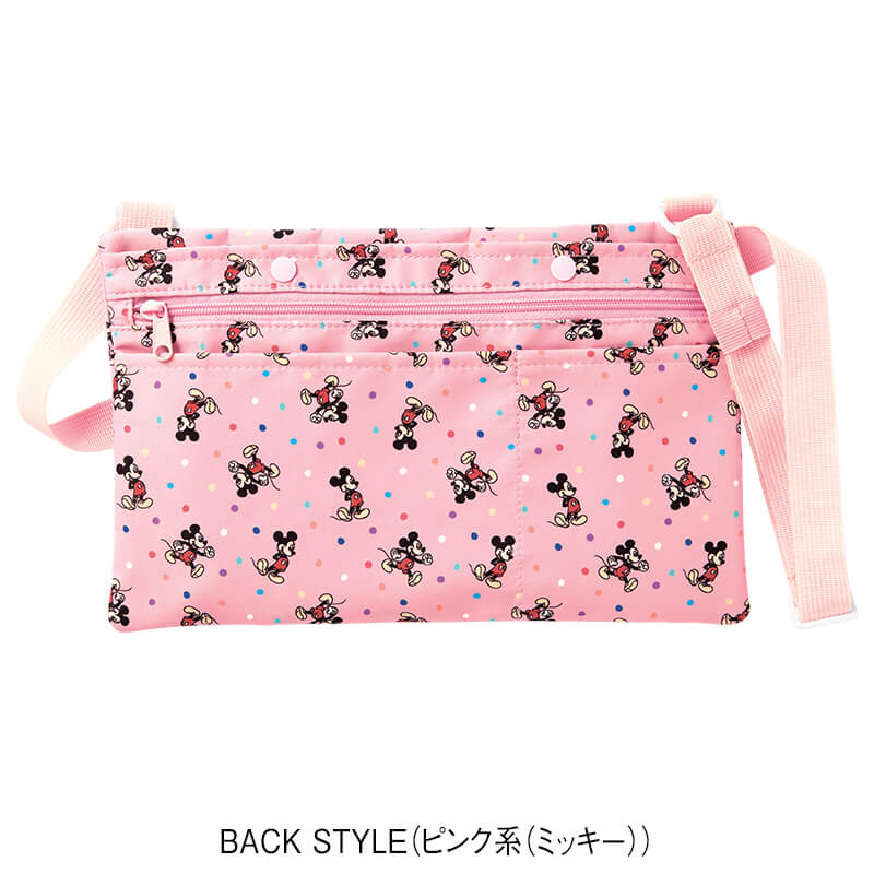 ＜ディズニー＞ティッシュポケットファスナー付きサコッシュ