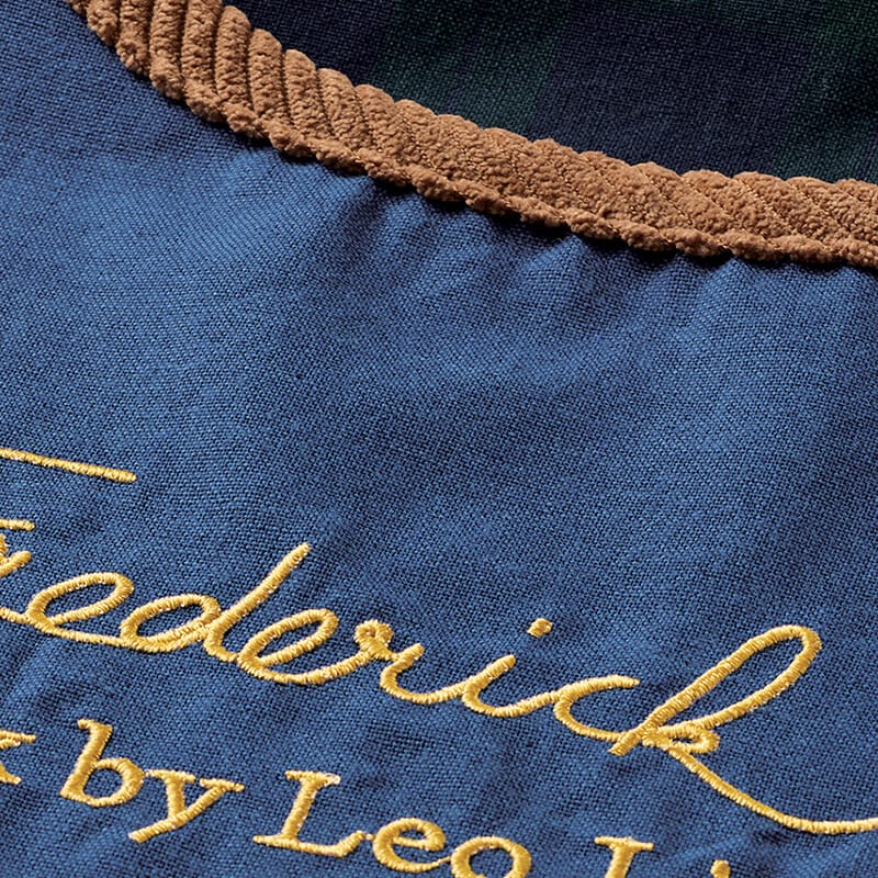 ＜レオ.レオニズ フレンズ＞アップリケ刺繍エプロン