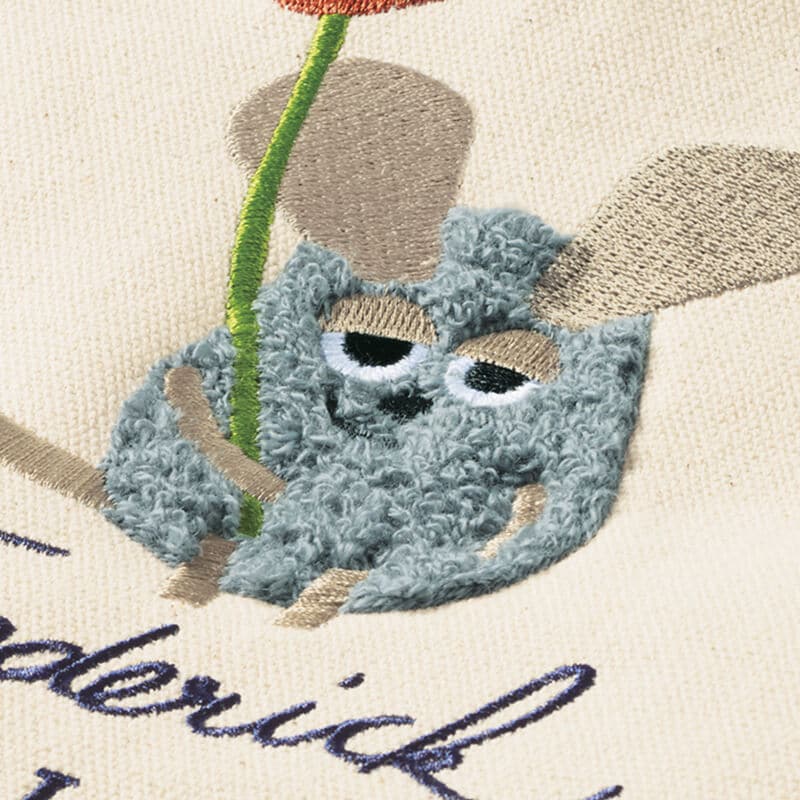 ＜レオ.レオニズ フレンズ＞サガラ刺繍トートバッグ