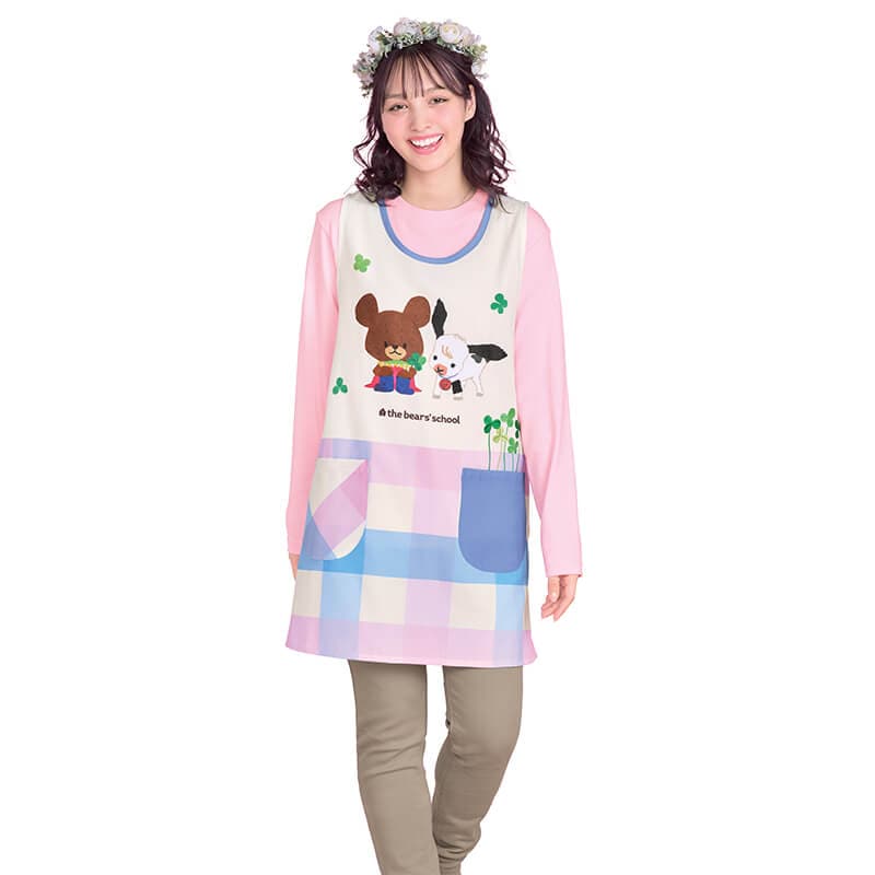 ＜くまのがっこう＞happiness of jackieエプロン