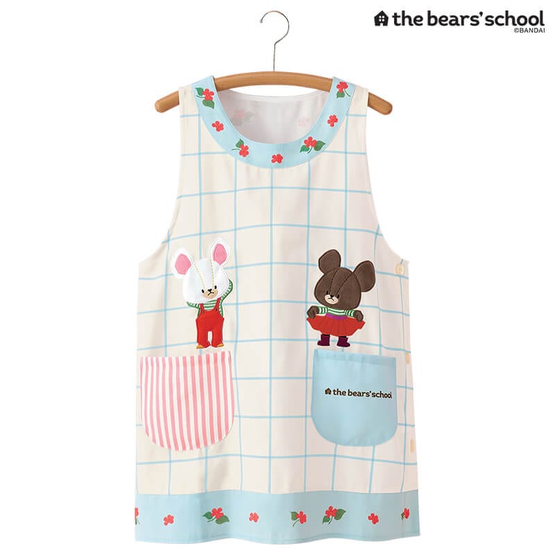 ＜くまのがっこう＞レトロガーリージャッキーエプロン
