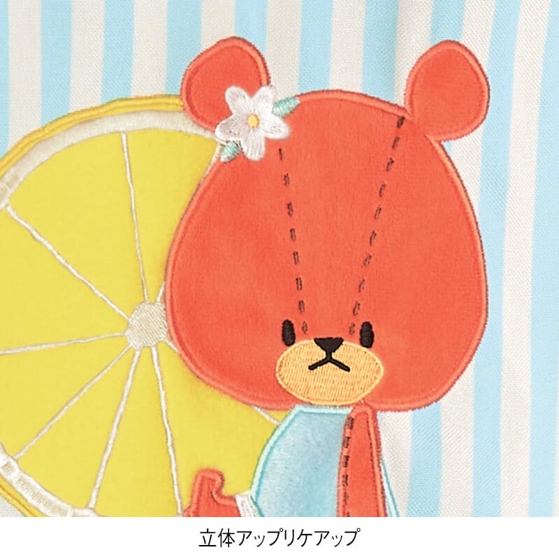 ＜TINY TWIN BEARS＞レモン＆ストライプエプロン