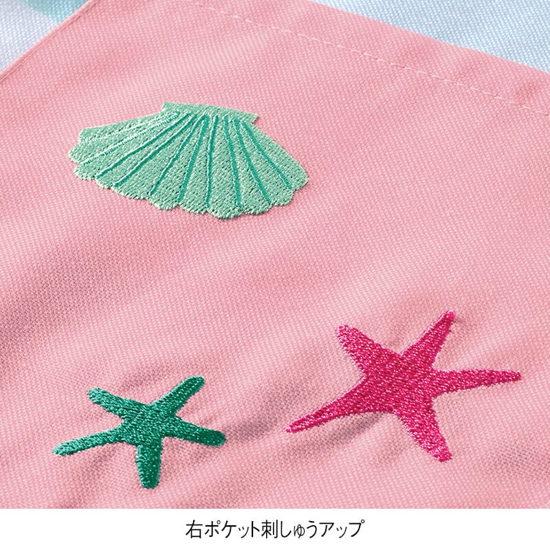 ＜TINY TWIN BEARS＞お花のかんむりエプロン