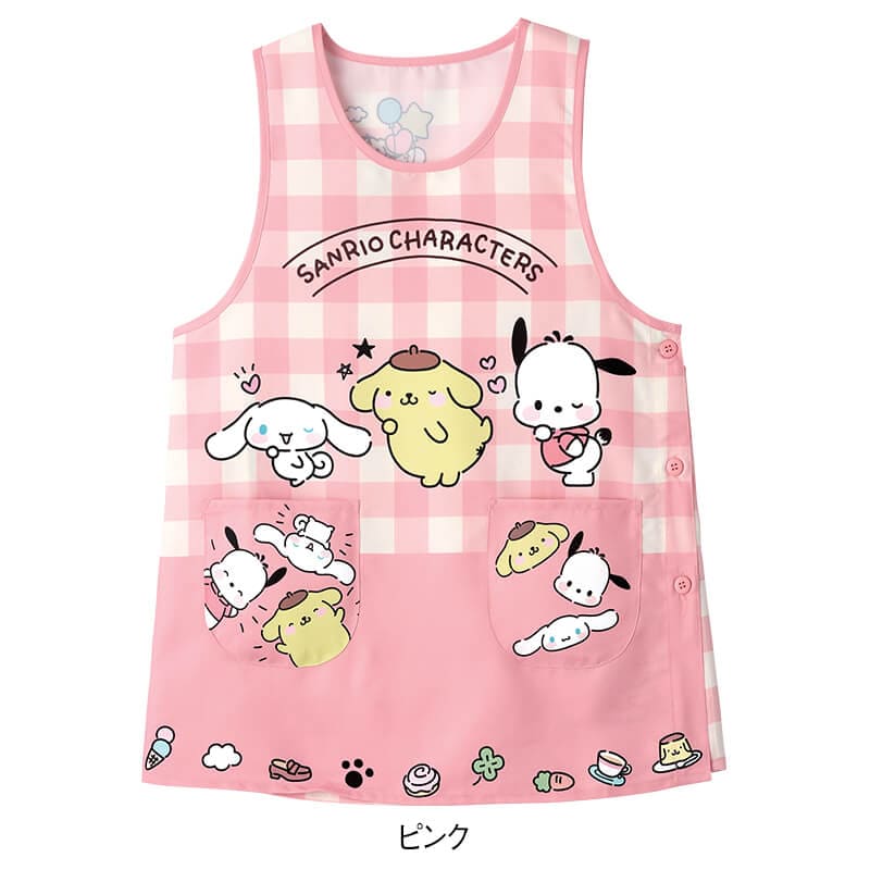 ＜サンリオキャラクターズ＞犬キャラMIXプリントエプロン