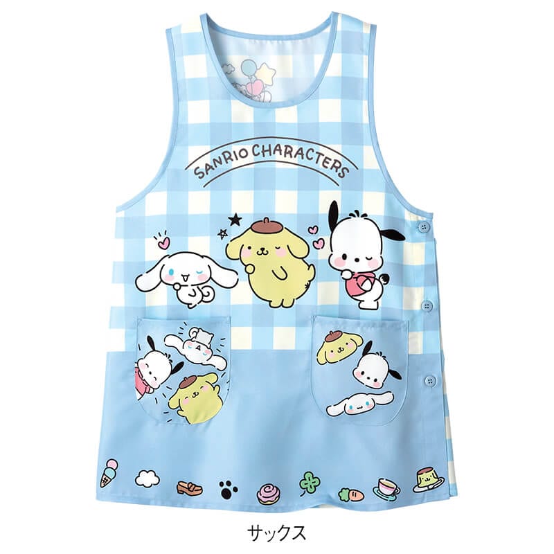 ＜サンリオキャラクターズ＞犬キャラMIXプリントエプロン
