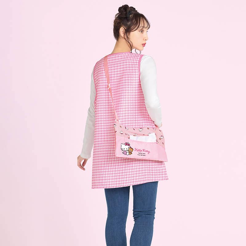 ＜サンリオキャラクターズ＞ハローキティ フラワープリントエプロン