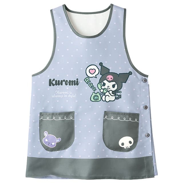 ＜サンリオキャラクターズ＞クロミ プリントエプロン