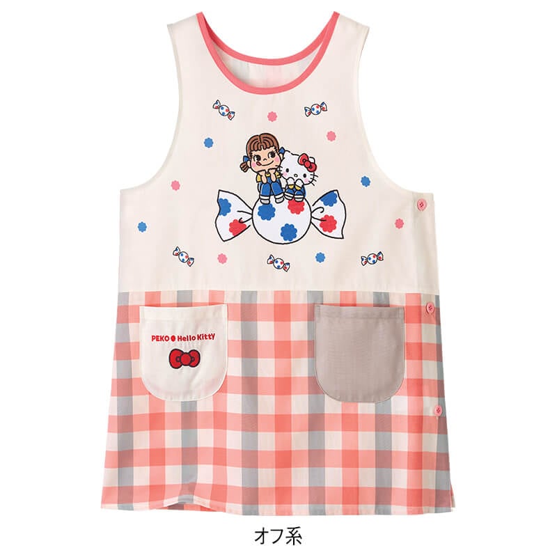 ＜PEKO×ハローキティ＞PEKO×ハローキティなかよしエプロン