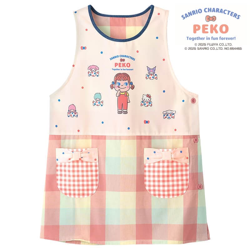 ＜PEKO×サンリオキャラクターズ＞リボンポケットエプロン