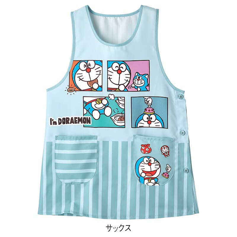 ＜アイムドラえもん＞ストライププリントエプロン