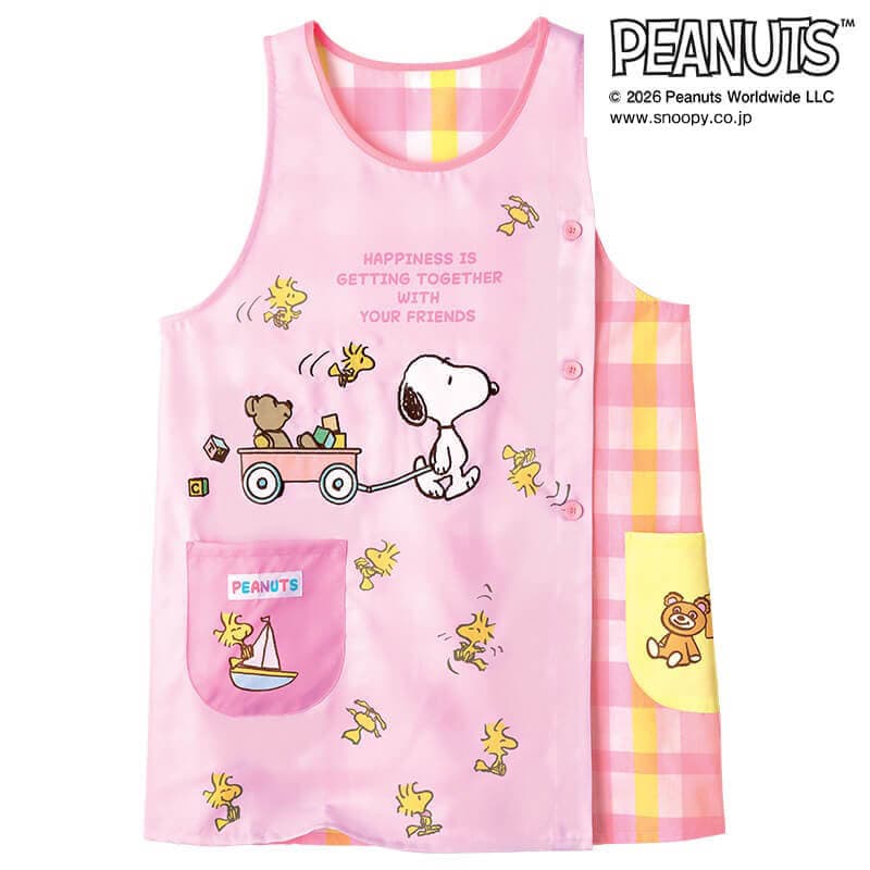 ＜スヌーピー＞ウッドストックがいっぱいエプロン