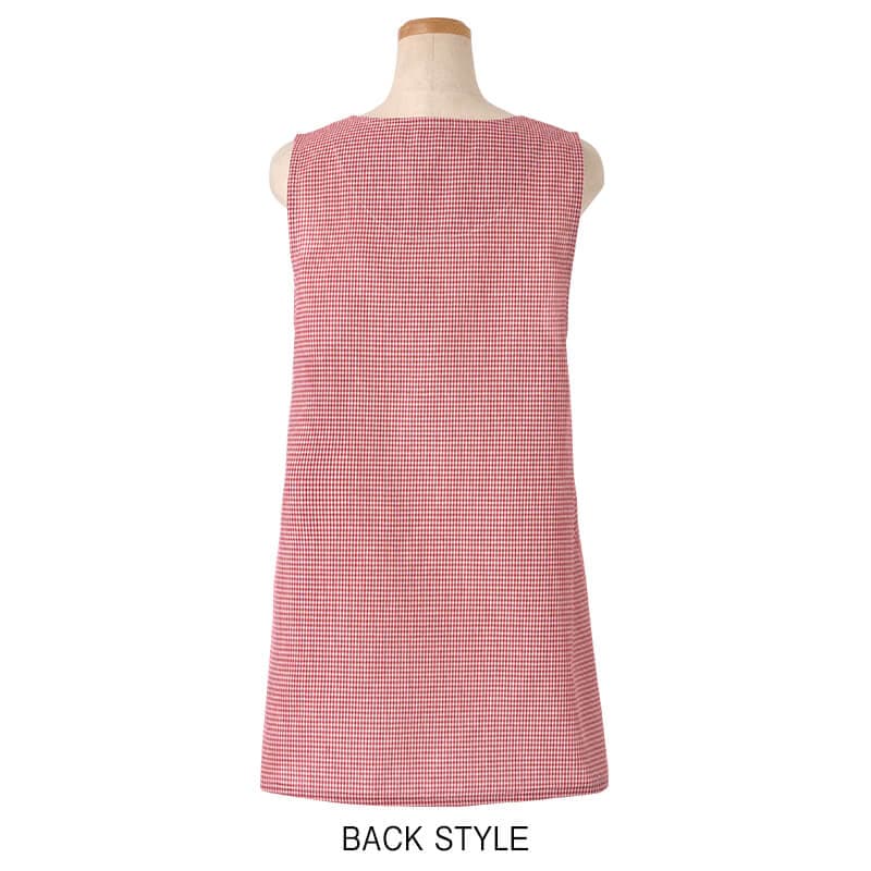 ギンガムチェックアニマルエプロン