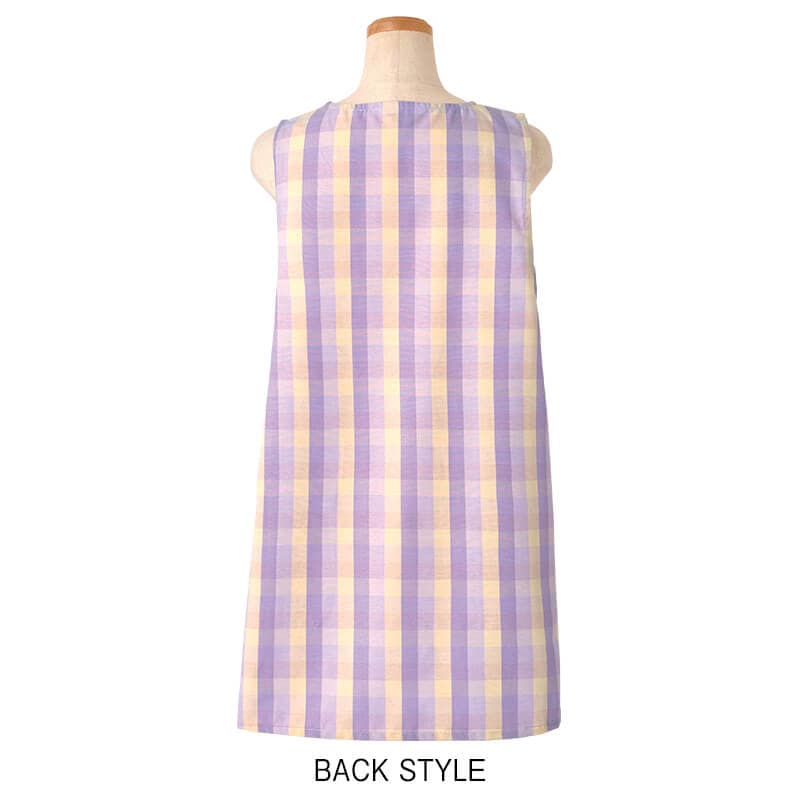アニマル×タンポポチェックエプロン