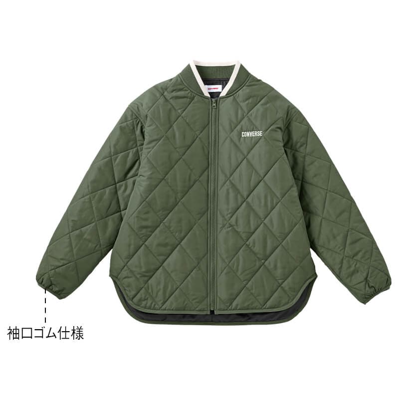 <CONVERSE>デュスポ中綿入りキルトジャケット