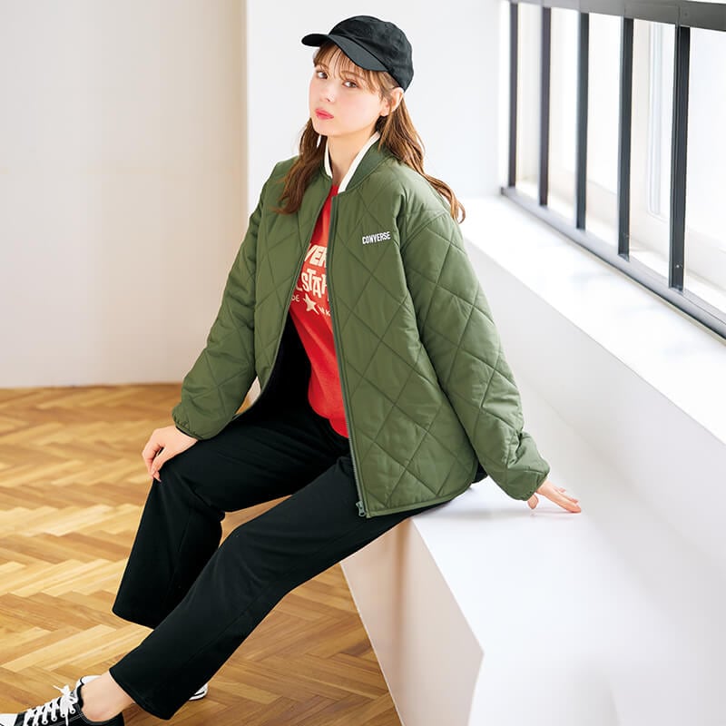 ＜CONVERSE＞裏起毛スウェット