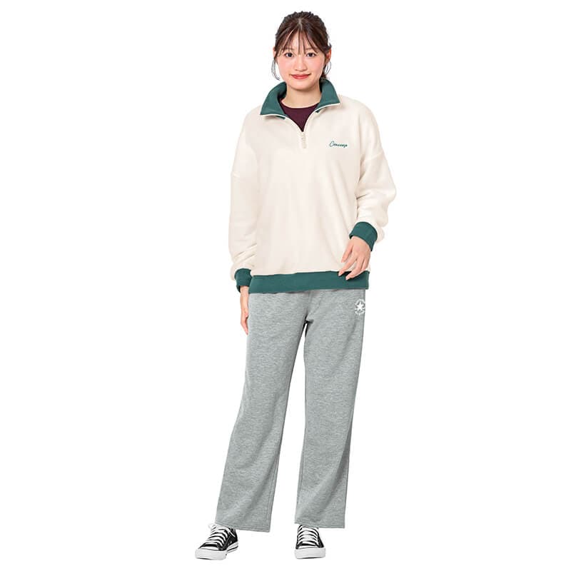 ＜CONVERSE＞ミニ裏毛ワイドパンツ