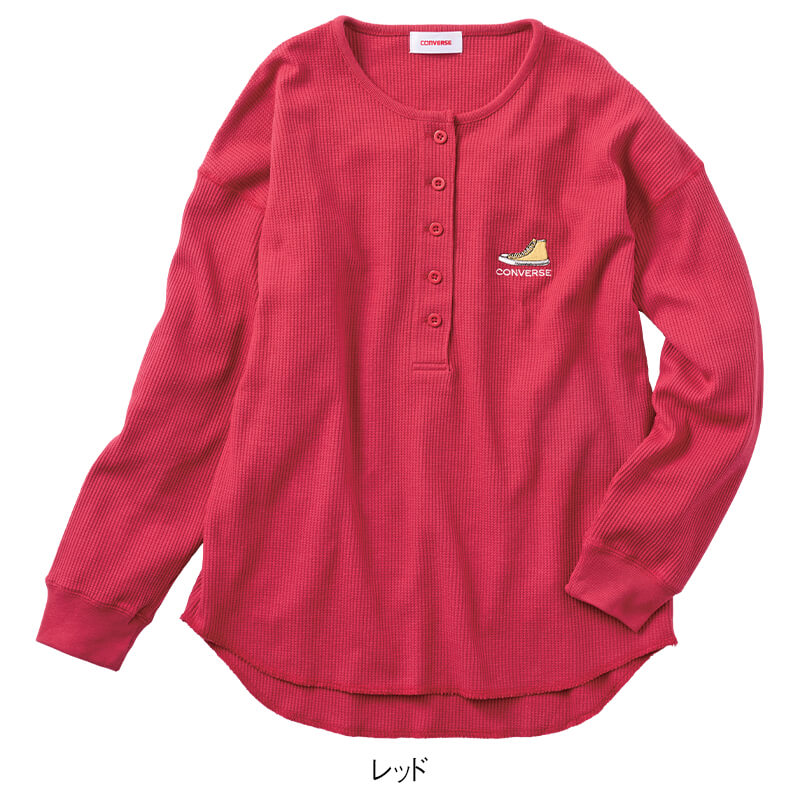 ＜CONVERSE＞ワッフルヘンリーTシャツ