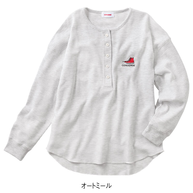 ＜CONVERSE＞ワッフルヘンリーTシャツ